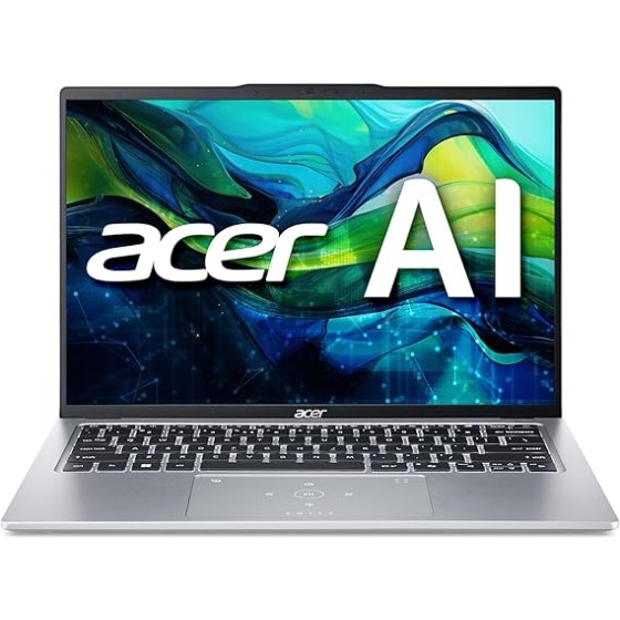 Acer Swift Go 14 Intel Evo Edition Laptop | 14" OLED WQXGA+ 2880x1800 Display | Unlock AI Experiences | Intel Core Ultra 5 processor 125H | Intel ARC | 8GB LPDDR5 | 512GB SSD | WiFi 6E | SFG14-73-58EP